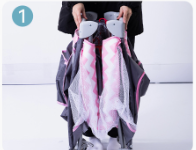 Multi-functional Folding Baby Crib, Portable Playpen with Mattress & Mosquito Net - 图片 5