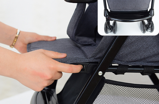 Twins Baby Stroller, Foldable Double Stroller for Two Kids, Convertible to Single Stroller - 图片 5