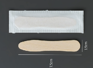 Ice Cream Birch Wood Spoon, Individually Wrapped